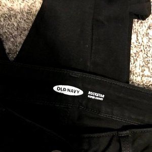 Old Navy Black Skinny Jeans: Size 10 and 10 Long